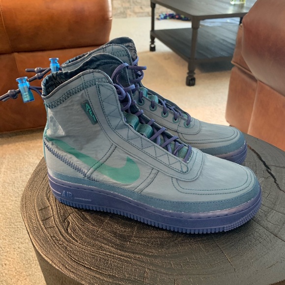 nike air force 1 shell midnight turquoise